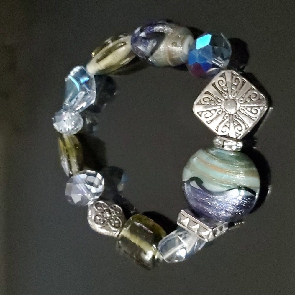 Gem STONE Beaded Bracelt